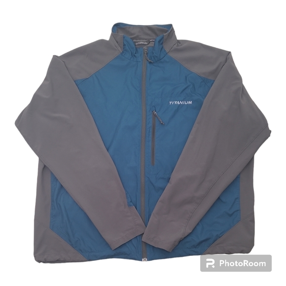 Columbia Other - Columbia Men's Titanium Jacket Sz XXL Teal & Gray